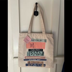Kate Spade canvas book tote. Brand new!